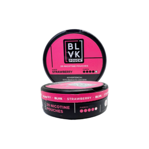 Snus de Nicotina BLVK Pouches 6mg - Strawberry