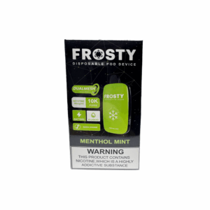 Pod Descartável Frosty 10000 Puffs - Menthol Mint